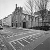 Voorgevel en rechter zijgevel van de synagoge te Tilburg - Tilburg - 20351209 - RCE -  Synagoge/ Synagoge: Voorgevel en rechter zijgevel van de synagoge te Tilburg 