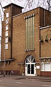 Tilburg, Piushaven 1 -  Voormalige meelfabriek NV A.C. van Loon gebouwd in 1935 door architect Jos.C.A.Schijvens uit Tilburg.
