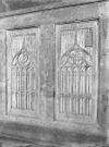 Koorbank en detail koorbank - Capelle - 20046542 - RCE -  Nederlands Hervormde Kerk: koorbank en detail koorbank (opmerking: Fotonummer 10052) 