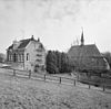 Overzicht kerk en pastorie - Sleeuwijk - 20347243 - RCE -  Voormalig Hervormde Kerk: Overzicht kerk en pastorie 