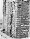 Toren, detail, voor de restauratie - Woudrichem - 20217806 - RCE -  Nederlands Hervormde Kerk: Toren, detail, voor de restauratie 