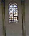 Interieur kapel, glas in loodraam - Zundert - 20346961 - RCE -  Voormalig Klooster Sint Anna: Interieur kapel, glas in loodraam 