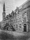 Overzicht voorgevel - Alkmaar - 20005786 - RCE -  Stadhuis: Overzicht voorgevel (opmerking: In: Buiten ; 12(1918), nr. 12, p. 141) 