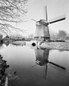 Exterieur overzicht molen (van de polder Egmondermeer) - 20000739 - RCE -  Geestmolen: Exterieur overzicht molen (van de polder Egmondermeer) 