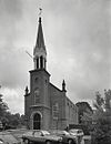 Exterieur OVERZICHT WESTGEVEL - Sloten - 20308525 - RCE -  Nederlands Hervormde Kerk: Exterieur OVERZICHT WESTGEVEL 