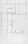 Verbouwings tekening P.Post kamer D.v. Alewijn - Amsterdam - 20017244 - RCE -  perceel: verbouwings tekening P.Post kamer D.v. Alewijn 