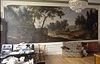 Interieur, overzicht zaal met geschilderd behangsel - Amsterdam - 20260026 - RCE -  Behangsel/ Schildering: interieur, overzicht zaal met geschilderd behangsel 
