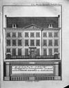 Tekening van de voorgevel - Amsterdam - 20014399 - RCE -  Voormalig Luthers weeshuis: Tekening van de voorgevel (opmerking: Reproductie) 
