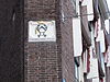 Amsterdam, Korte Reguliersdwarsstraat 14 detail -  de gekroonde stang