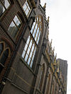 WLM - andrevanb - amsterdam, dominicuskerk (1) - Het officiele adres is Spuistraat 14; hier de gevel aan de Teerketelsteeg. 
