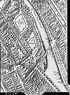 Gedeelte van kaart Balthasar Floris v.Berckenrode - Amsterdam - 20014293 - RCE -  Burgerweeshuis: gedeelte van kaart Balthasar Floris v.Berckenrode 