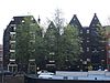 Amsterdam Oudeschans 79 through 83 across -  Oudeschans 79â€“83, seen across the canal