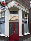 Amsterdam Laurierstraat 101 door from the corner -  Laurierstraat 101 as seen from the crossing of Laurierstraat and Tweede Laurierdwarsstraat