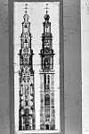 Westertoren naar tekening van W.Springer en A.Decker - Amsterdam - 20013272 - RCE -  Westerkerk: Westertoren naar tekening van W.Springer en A.Decker (opmerking: Fotonummer 30908) 