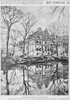 Afbeelding van Keizersgracht-hoek Westermarkt (gesloopt) - Amsterdam - 20018248 - RCE -  Afbeelding van Keizersgracht-hoek Westermarkt (gesloopt) (opmerking: Reproductie uit Buiten) 