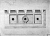 Kapel, ontwerp tekening plafond ontwerp voor de kapel - Amsterdam - 20014554 - RCE -  Maagdenhuis: kapel, ontwerp tekening plafond ontwerp voor de kapel 