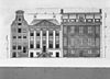 Voorgevel tekening - Amsterdam - 20017377 - RCE -  PRINS BERNHARD FONDS: voorgevel tekening 