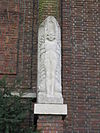 Gevelbeeld Zonnehuis 4 -  Gevelbeeld op de achterzijde van het Zonnehuis in Amsterdam-Noord (Tuindorp Oostzaan)