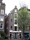 Amsterdam Lauriergracht 30 across -  Lauriergracht 30, seen across the canal from the ground level