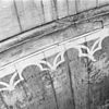 Na verwijdering van restanten verflagen te voorschijn gekomen resten decoratieve beschildering op en langs de gewelfribben Weitkoperskapel - Amsterdam - 20012246 - RCE -  Oude Kerk: na verwijdering van restanten verflagen te voorschijn gekomen resten decoratieve beschildering op en langs de gewelfribben Weitkoperskapel 