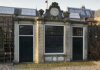 Tuinhuis, voorgevel met stucwerk