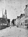 Reproductie naar oude foto - Hoorn - 20115552 - RCE -  Hoofdtoren: reproductie naar oude foto 