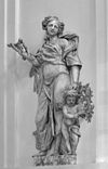Interieur, geschilderd stucbeeld in trappenhuis, door Ignatius van Logteren - Amsterdam - 20352856 - RCE -  Stucwerk: Interieur, geschilderd stucbeeld in trappenhuis, door Ignatius van Logteren (opmerking: Gefotografeerd voor: P.M. Fischer, Ignatius en Jan van Logteren, Alphen a/d Rijn 2005.) 
