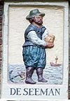 Amsterdam Bloemgracht 91 detail -  Bloemgracht 87â€“91 (â€œDe Drie Hendrickenâ€), Hendrick The Sailor at #91