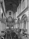 Interieur, overzicht richting orgel - Amsterdam - 20013268 - RCE -  Westerkerk: Interieur, overzicht richting orgel (opmerking: In: Buiten ; 19(1925), nr. 43, p. 509) 