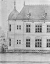 Zijgedeelte voorgevel ontwerp - Amsterdam - 20014783 - RCE -  St. Elisabeth-Gesticht: zijgedeelte voorgevel ontwerp 