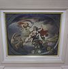 Interieur van de rechter voorkamer op de bel-etage, detail beschilderd plafond - Amsterdam - 20329308 - RCE -  Plafond: Interieur van de rechter voorkamer op de bel-etage, detail beschilderd plafond 