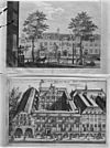 Twee prenten van het Oostindisch Huis - Amsterdam - 20011486 - RCE -  Oost-Indisch Huis: Twee prenten van het Oostindisch Huis (opmerking: In: Buiten ; 12(1918), nr. 16, p. 187) 