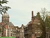 Vredenburgh-Amsterdam10 -  Vredenburgh en Sint Nicolaaskerk te Amsterdam op de achtergrond, beiden ontworpen door architect A.C. Bleijs 