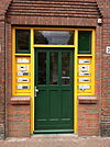 Voordeur Berlageblok1 -  Toegang tot portiek Berlageblok 1 