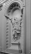 Interieur trappenhuis, stucdecoratie - Amsterdam - 20352378 - RCE -  Stucwerk: Interieur trappenhuis, stucdecoratie 