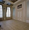 Interieur van de rechter voorkamer op de bel-etage-- met beschilderd plafond en bovendeurstuk - Amsterdam - 20329303 - RCE -  Plafond: Interieur van de rechter voorkamer op de bel-etage met beschilderd plafond en bovendeurstuk 