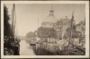 Water met schepen en kade met de Nieuwe Lutherse Kerk