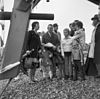 Korenmolen, tijdens de ingebruikneming door de burgemeester - Middenbeemster - 20158850 - RCE -  De Nachtegaal: Korenmolen, tijdens de ingebruikneming door de burgemeester 