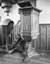 Kuip van de preekstoel - Blaricum - 20035298 - RCE -  Nederlands Hervormde Kerk: kuip van de preekstoel 