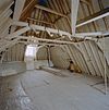 Interieur, zolder, overzicht kapconstructie - 20000514 - RCE -  woonhuis: Interieur, zolder, overzicht kapconstructie 