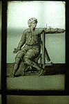 Stained glass window in the Frans Hals Museum - arm cast.JPG -  Stained glass window in the Frans Hals Museum - arm cast 