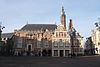 Haarlem city hall.JPG -  City hall of Haarlem, Netherlands, seen from the East. Faces opposite to the Sint-Bavokerk.  Stadhuis van Haarlem op de Grote Markt tegenover de Grote- of Sint-Bavokerk. 