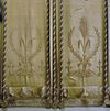 INTERIEUR, ZAAL, ZIJDEBEKLEDING, DETAIL - Haarlem - 20281363 - RCE -  Huis Barnaart: INTERIEUR, ZAAL, ZIJDEBEKLEDING, DETAIL 