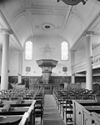 Interieur met preekstoel - Haarlem - 20099191 - RCE -  Lutherse Kerk: interieur met preekstoel 