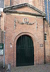 Haarlem - Waalse Kerk (ingang).JPG - Haalem - Waalse Kerk 