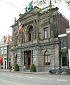 Teylers -  Ingang Teylers Museum in Haarlem.  Entrance of the Teylers Museum in Haarlem 