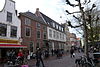 Zicht op Proveniershuis en gierstraat haarlem.JPG -  View of Proveniershuis and the Gierstraat from the Grote Houtstraat in Haarlem.