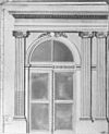 Ontwerp detail wandopbouw Ovale zaal, tekening door L. Viervant, in het Teylers Museum - Haarlem - 20096619 - RCE -  Teylerstichting: Ontwerp detail wandopbouw Ovale zaal, tekening door L. Viervant, in het Teylers Museum 