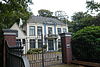 Haarlem-Zomerlust wagenweg - Huis Zomerlust aan de Wagenweg, Haarlem. Het huis bevindt zich in het Haarlemmerhout.