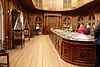 Oval-room-teylers - Oval room of Teylers Museum prior to 2010 restoration activities which cleaned the patina off of the woodwork designed by Leendert Viervant in 1779.